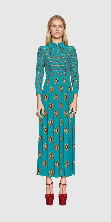 gucci blue fringe dress|gucci ladies dresses.